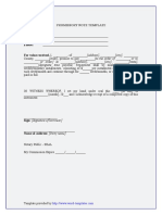 Promissory Note Template