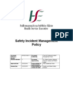 Safety Incident Management Policy