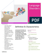 Language Disorder Fact Sheet