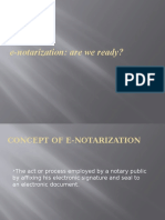 E Notarization Powerpoint