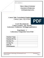 1 Laboratory Compaction Test of Soil