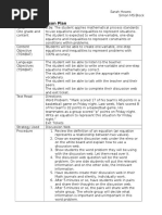 Text-Based Lesson Plan