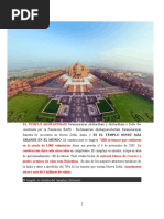 EL TEMPLO AKSHARDHAM Swaminarayan Akshardham y Akshardham o Delhi Fue Construida Por La Fundación BAPS