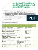 ST Josephs Woodburn School Based - Parish Supported Sacramental Programs