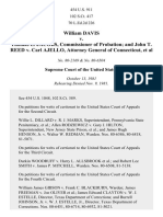 William Davis v. Thomas L. Jacobs, Commissioner of Probation and John T. Reed v. Carl Ajello, Attorney General of Connecticut, 454 U.S. 911 (1981)