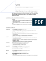 Teaching Resume PDF