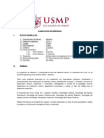 Silabo de Medicina I 2016