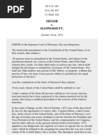 Minor v. Happersett, 88 U.S. 162 (1875)