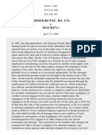 Missouri Pacific R. Co. v. MacKey, 127 U.S. 205 (1888)