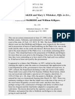 Whitaker v. McBride, 197 U.S. 510 (1905)