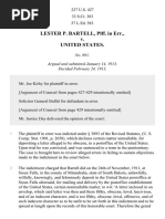 Bartell v. United States, 227 U.S. 427 (1913)