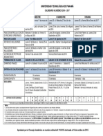 Utp Calendario Academico 2016 2017