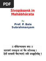 Śivopāsana in Mahābhārata