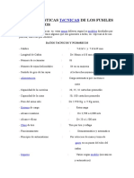 Características Técnicas de Los Fusiles Automáticos