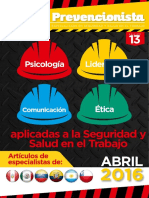 Revista El Prevencionista 13ava Edición