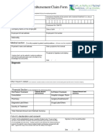 NAS - Reimbursement Claim Form