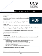 Plant Ecophysiology - BIOL 255: Course Outline 2011