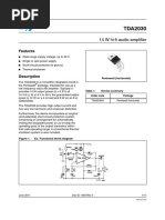 Features: 14 W Hi-Fi Audio Amplifier