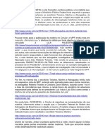 Relatório - Telefone Grampeado, Empresas e Roberto Teixeira PDF