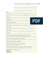 Checklist Eventos