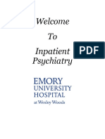 Inpatient Psychiatric Unit Patient Handbook