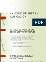 Cálculo de Áreas y Cubicación