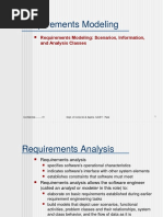 Requirements Modeling: Scenarios, Information, and Analysis Classes