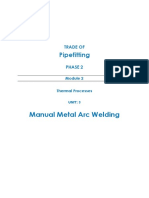 M2 - U3 - Manual Metal Arc Welding PDF