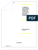 Emission Control Methods