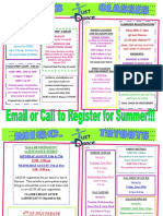 2016 Summer Flyer