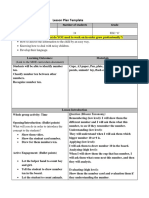 Lesson Plan Template: Question (Blooms Taxonomy)