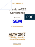 ALTA 2013 UREE Proceedings Contents Abstracts