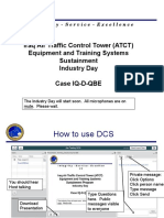 Iraq Air Traffic Control Tower (ATCT) Equipment and Training Systems Sustainment Industry Day