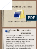 Documentation Guidelines: Greater Baltimore Medical Center