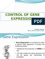 Control of Gene Expression