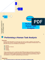 Performing A Human Task Analysis: Preparing The Working Environment Creating A Manikin and Workspace