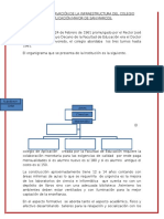 Ficha de Observación de La Infraestructura Del Colegio Aplicación Mayor de San Marcos