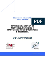 Estudio Del Sector de Montajes Servicios y Mantenimientos Industriales e Ingenieria