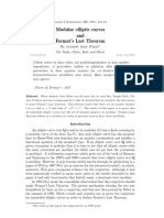 (Annals of Mathematics) Andrew Wiles-Modular Elliptic Curves and Fermat's Last Theorem-Princeton University Press (1995) PDF