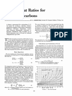 Specific Heat Ratios For Hydrocarbons