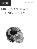 Morris Watts MSU Offense