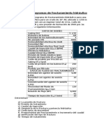 Diseño de Programas de Fracturamiento Hidráulico - Guia de Ejercicios