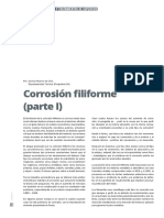 Corrosión Filiforme Parte I