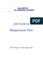 Galveston Central Appraisal District Reappraisalplan 2015 2016