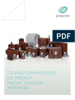 Transformadores de Medida Media Tension Interior PDF