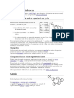 Matriz de Incidencia