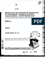 Historical Development Summary of Automatic Cannon Caliber Ammunition 20-30mm by Dale Davis