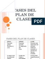 7.6 Fases Del Plan de Clases