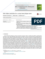 Wire Failure Prediction For A Rotary Beam Fatigue Tester