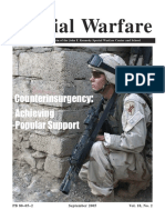 Special Warfare: Achieving Popular Support Counterinsurgency